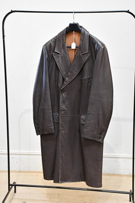 Lot 773 - CROMBIE; a gentleman's full length soft brown...