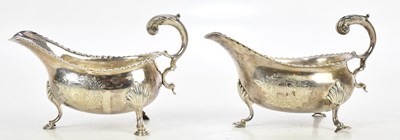 Lot 1211 - WALTER BRIND; a George II hallmarked silver...