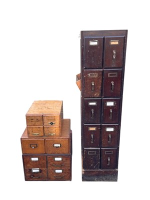 Lot 2262 - A freestanding ten drawer haberdashery type...