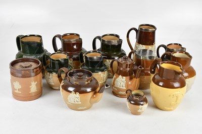 Lot 186 - ROYAL DOULTON; a collection of art pottery...
