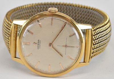Lot 1780 - OMEGA; a gentleman's Century gold cased...