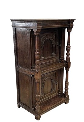 Lot 2049 - A late 16th century Elizabethan oak parlour...