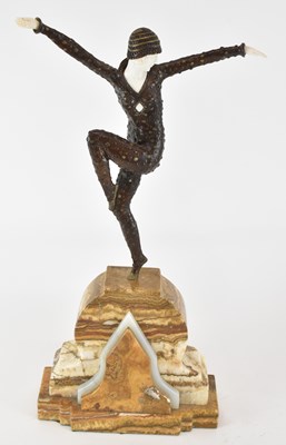 Lot 726 - AFTER DEMETRE CHIPARUS (1886-1947); a 1930s...