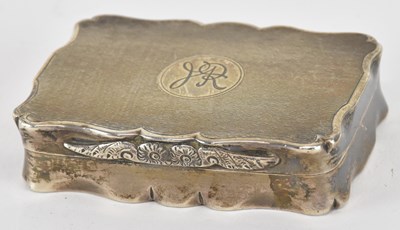 Lot 1096 - CHARLES COOKE; a George V hallmarked silver...