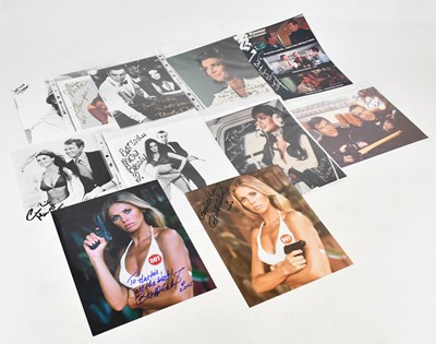 Lot 1780 - JAMES BOND; eleven signed photographic prints,...