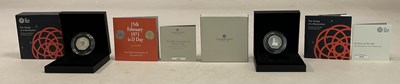 Lot 431 - ROYAL MINT; two 50p Silver Proof Piedfort...