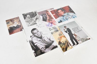 Lot 1782 - JAMES BOND; TIMOTHY DALTON FILMS, seven signed...
