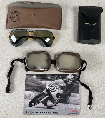 Lot 93 - RAY-BAN; a cased pair of Aviator glasses...