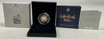 Lot 440 - ROYAL MINT; a 50p Silver Proof Piedfort Coin...