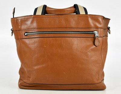 Lot 659 - COACH; a glove tanned light brown tan large...