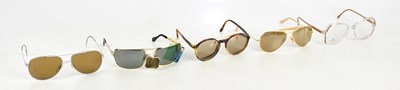 Lot 689 - RAY-BAN; a pair of vintage gold tone aviator...
