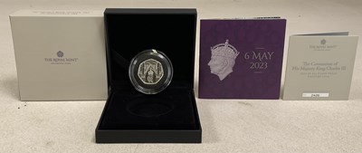 Lot 434 - ROYAL MINT; a 2023 50p Silver Proof Piedfort...