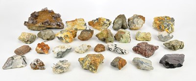Lot 2282 - MINERALOGY; a collection of twenty-nine...