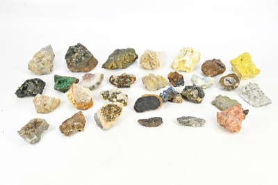 Lot 2285 - MINERALOGY; a collection of twenty-three...