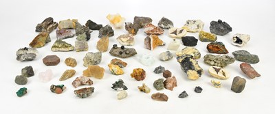 Lot 2288 - MINERALOGY; a large collection mineral...