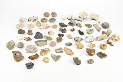 Lot 2293 - MINERALOGY; a large collection of mineral...