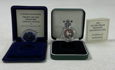 Lot 452 - ROYAL MINT; a 1992 Silver Proof Piedfort Ten...