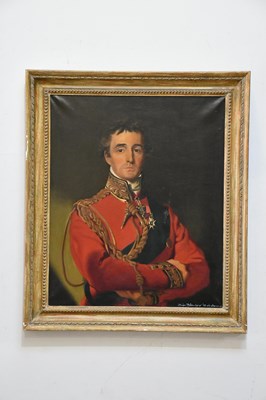 Lot 1934 - UNATTRIBUTED; a reproduction oil on canvas,...