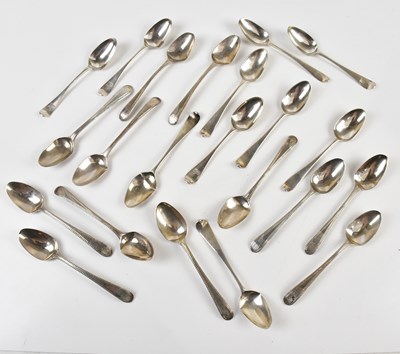 Lot 1258 - JOHN LAMBE; a set of six George III hallmarked...