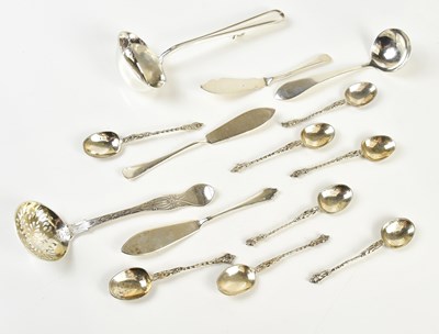 Lot 1259 - A Victorian hallmarked silver sifting spoon,...