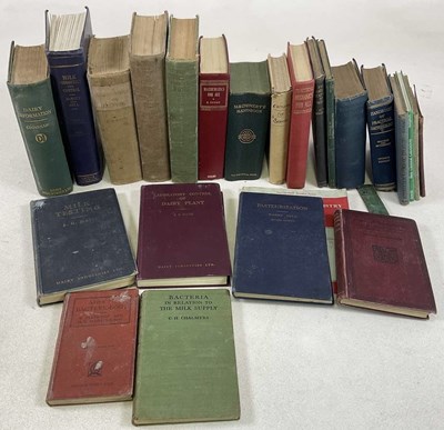 Lot 278 - Various books on the milking industry,...
