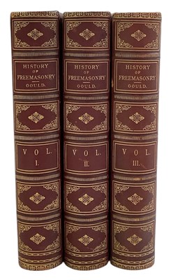 Lot 494 - ROBERT FREKE GOULD, THE HISTORY OF FREEMASONRY;...