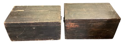 Lot 83 - Two early 20th century vintage distressed...