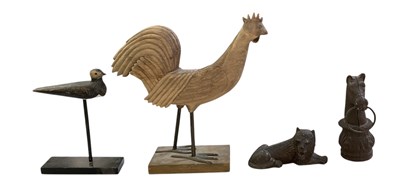 Lot 325 - An early 20th century carved hand painted...
