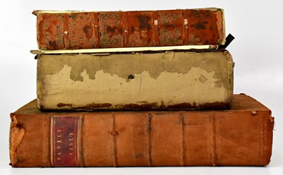 Lot 520 - A George III family Bible 'The Christian's New...