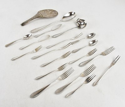 Lot 1459 - A collection of 800 grade silverware,...