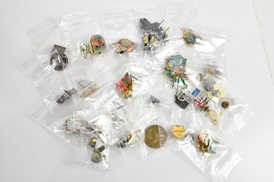 Lot 1365 - A collection of badges including National...