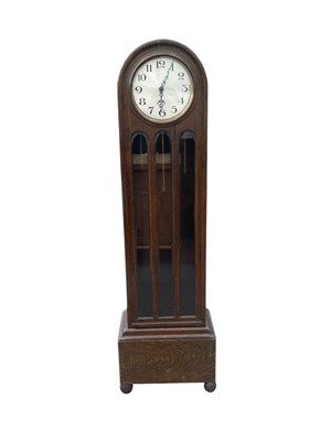 Lot 2354 - An early 20th century oak cased three-weight...
