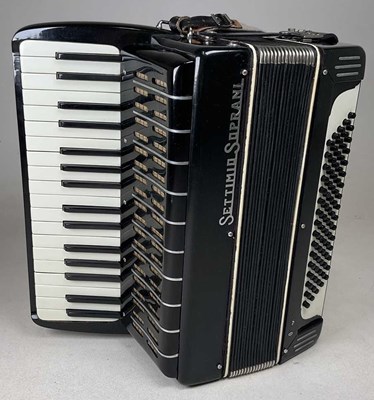 Lot 52 - SETTIMIO SOPRANI; an accordion, also with its...
