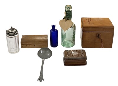 Lot 310 - An early 20th century fruitwood powder box, 14....
