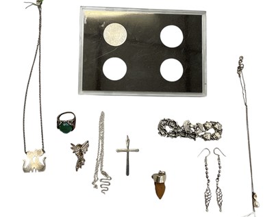 Lot 1644 - A small quantity of assorted 925 silver and...