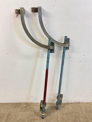 Lot 667 - A large and unusual pair of Art Deco door...