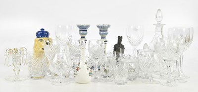 Lot 1693 - A collection of decorative glassware and...
