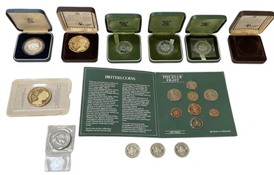 Lot 1755 - A group of eleven coins comprising a...