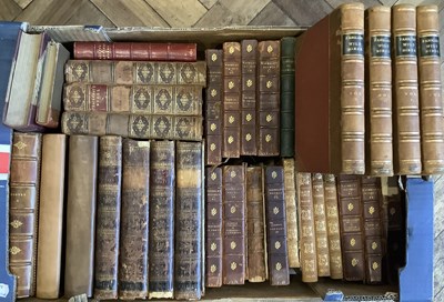 Lot 1805 - A miscellany of mostly 19th century leather...