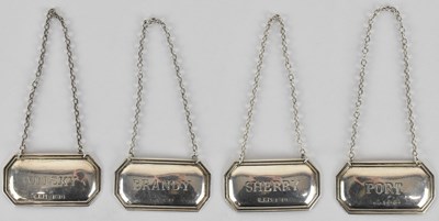 Lot 1146 - R E PORTER; three modern hallmarked silver...