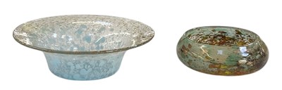 Lot 714 - JOHN MONCRIEFF LTD; two small Monart art glass...
