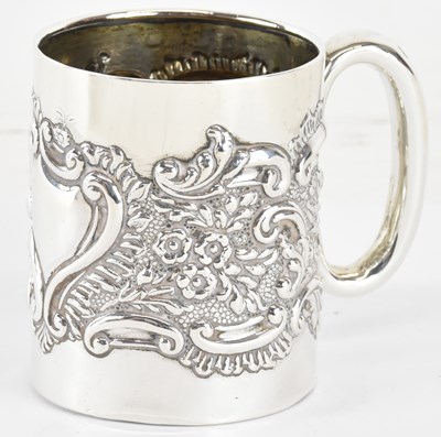 Lot 1191 - A Victorian hallmarked silver christening cup,...