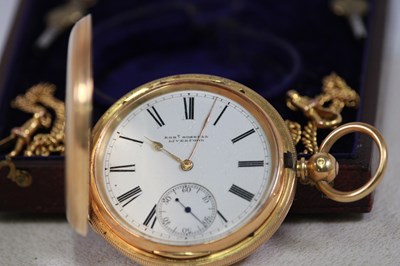Lot 418 - A Victorian 18ct yellow gold full hunter...
