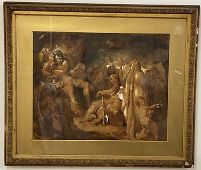 Lot 390 - 19TH CENTURY CONTINENTAL SCHOOL; watercolour,...