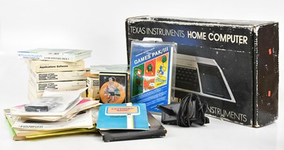 Lot 2435 - TEXAS INSTRUMENTS; a home computer, TI-99/4A,...