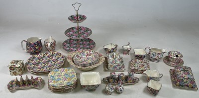 Lot 234 - A quantity of chintz pattern ceramics...