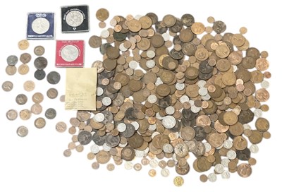 Lot 1753 - A collection of mostly UK coinage, including...