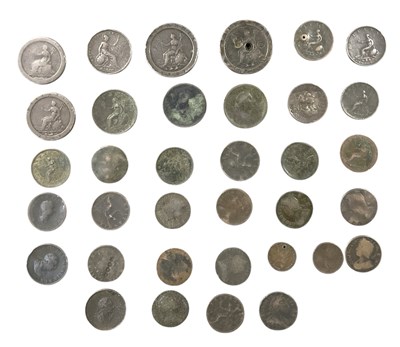 Lot 1759 - Twenty-nine various George II, George III and...