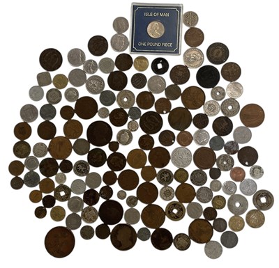 Lot 1735 - A good quantity of world coins including many...