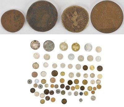 Lot 1447 - An Elizabeth II one penny error/misstrike coin,...